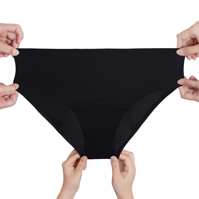 Leak Proof Period Underwear for Women, Heavy Flow Menstrual Panties, Seamless No Show Briefs for Maximum Comfort